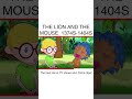 قصة صداقة ملحمية الأسد والفأر قصة قصيرة رسوم متحركة