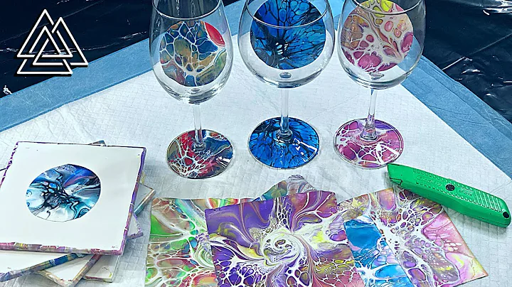 SO Gorgeous!!!  How to make Unique Wine Glasses  D...