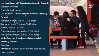 Interuat -Convocatoria Interfacultades Juegos Deportivos 2018 Ciclismo