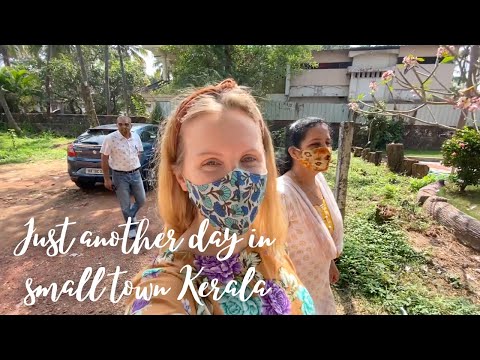 My day out with family in Payyanur - Vegetarian Kerala lunch meal + nursery visit