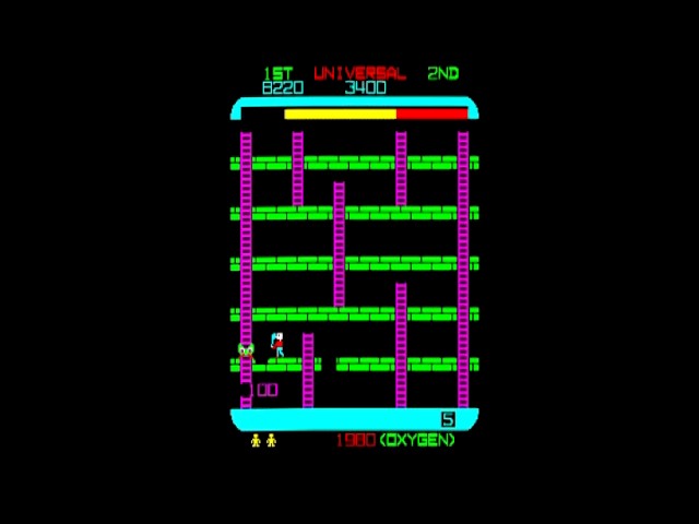 スペースパニック パート2 (1980.ユニバーサル) Space Panic Arcade