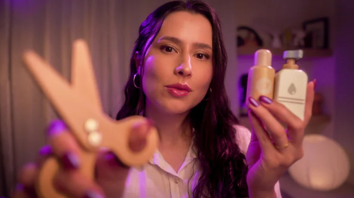 ASMR Wooden Spa for Deep Sleep 🍃✨ Whispers, Skincare, Haircut, Personal Attention & Layered Sounds