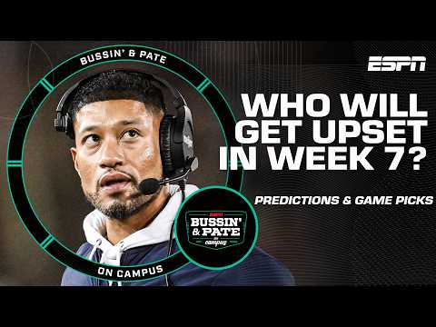 CFB Week 7 PREDICTIONS 🍿 Notre Dame vs. BYU, Ohio St vs. Indiana & more | Bussin’ & Pate on Campus