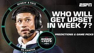 CFB Week 7 PREDICTIONS 🍿 Notre Dame vs. BYU, Ohio St vs. Indiana & more | Bussin’ & Pate on Campus