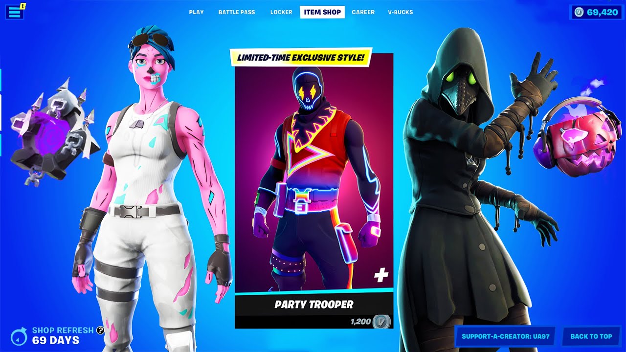 RARE Halloween Skins & Cosmetics in Fortnite