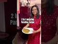 ‼️Mooli aur Palak paratha without any stuffing‼️#shorts #shortvideo #mooliparatha #paratha #trending