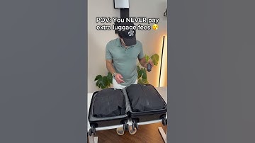 Airlines HATE these reusable vacuum bags✈️😳 #luggage