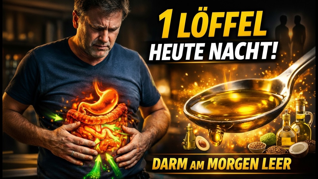 Trinke Dieses Öl Heute Abend – Wache Morgen Mit Einem Leichteren Darm und Flacherem Bauch Auf