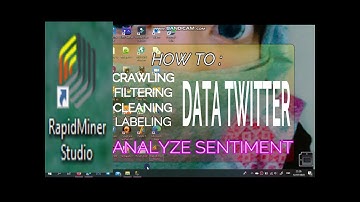 ANALYZE SENTIMENT MENGGUNAKAN ALGORITMA NAIVE BAYES, DECISION TREE dan K_NN with RAPIDMINER STUDIO