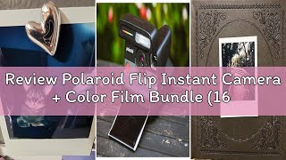 Review Polaroid Flip Instant Camera + Color Film Bundle (16 Photos Included) - Black (6565) - Hyperf