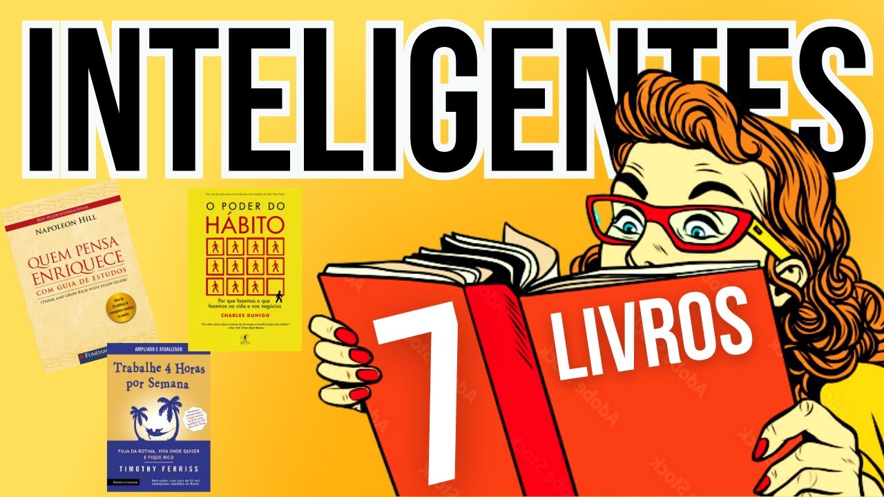 Descubra os livros para deixar você mais inteligente. - YouTube