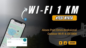 NGAK Percaya WiFi 1 KM Langsung Konek ke HP?! Tes Gila Access Point Outdoor Ruijie RG-RAP6262(G)