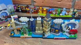 Сборка LEGO Architecture 21034 & 21028: London and New York City Build