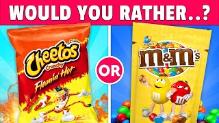 Would You Rather...? Savory Vs Sweet Edition 🍟🍧