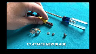 How to Replace Blades on X Series Fluting Tools
