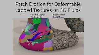 Patch Erosion for Deformable Lapped Textures on 3D Fluids