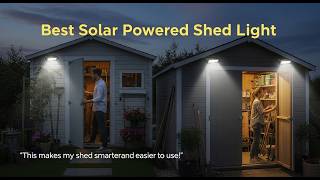 TOP 5 Best Solar Powered Shed Light 2026 | Transform Your Dark Shed With This Ultimate Solar Light