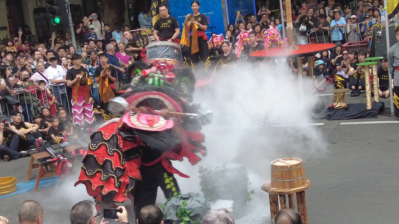 CYSM Lunar New Year Lion Dance Performance 2026 - Chinatown Melbourne