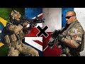 Brasil e Reino Unido X França e Polônia - Comparação Militar