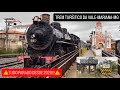 Trem turístico com locomotiva a vapor na cidade de Mariana-Minas Gerais-(SERÁ QUE O TREM RETORNA?)