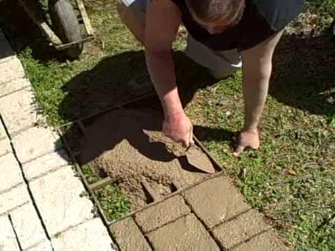 sidewalk mold tutorial youtube brick form molds