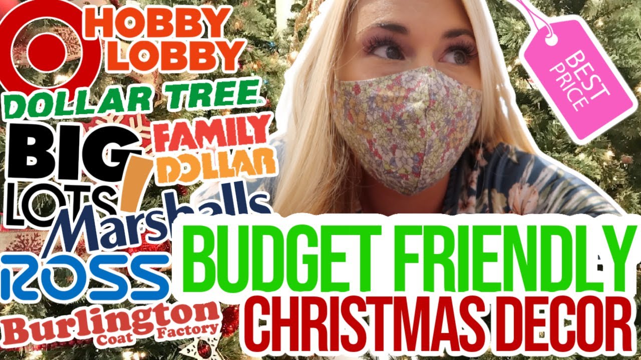 CHRISTMAS DECOR shop with me ON A BUDGET 2020 Target Dollar Spot