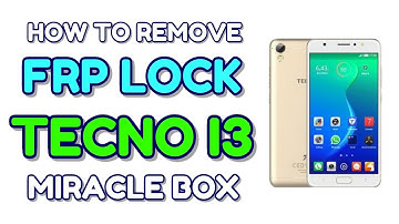 Tecno i3 bypass frp lock in Miracle box with Proof | Hindi - हिंदी