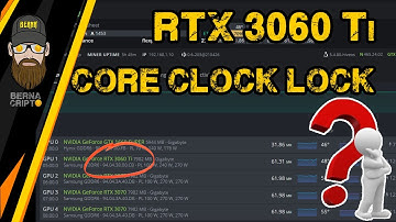 ABSOLUTE CORE CLOCK RTX 3060 Ti HiveOS. RENDE MAIS, CONSOME MENOS - BERNA CRIPTO