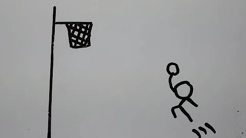パラパラ漫画 棒人間 おもろい