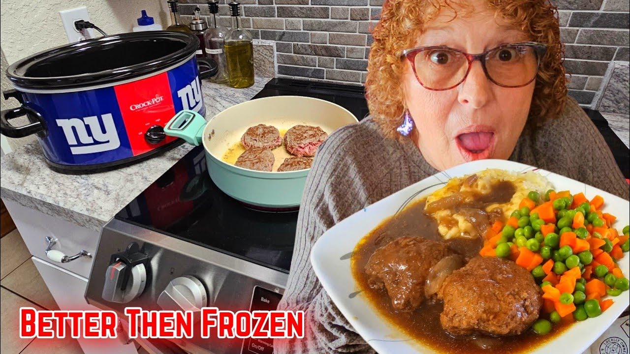 Homemade Salisbury Steaks Cooked in a Crockpot for the FIRST TIME — You Won’t Believe What Happened!
