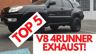 Top 5 toyota 4runner v8 exhaust -