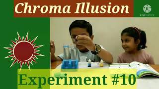Chroma Illusion Experiment For kids #science | Ayaan Poonia