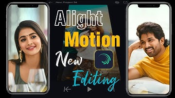 Alight Motion Full Screen Status Editing | Allu Arjun Status Editing |Material Link in Description