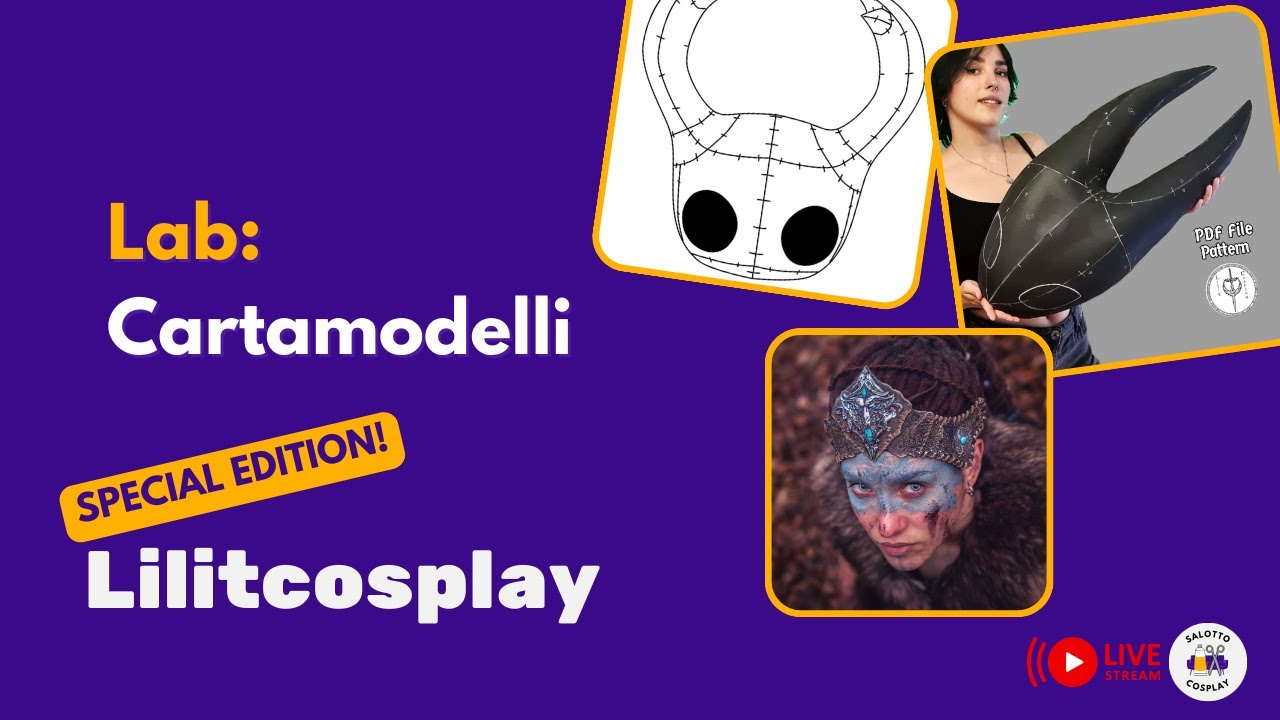 Live - Hollow Knight pattern insieme a Salotto cosplay!