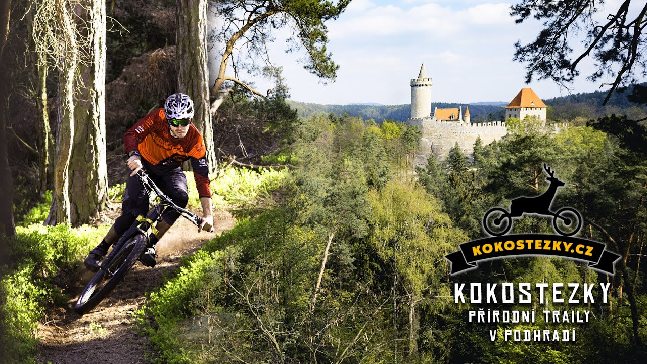 Kokostezky - parádní přírodní traily u hradu Kokořín