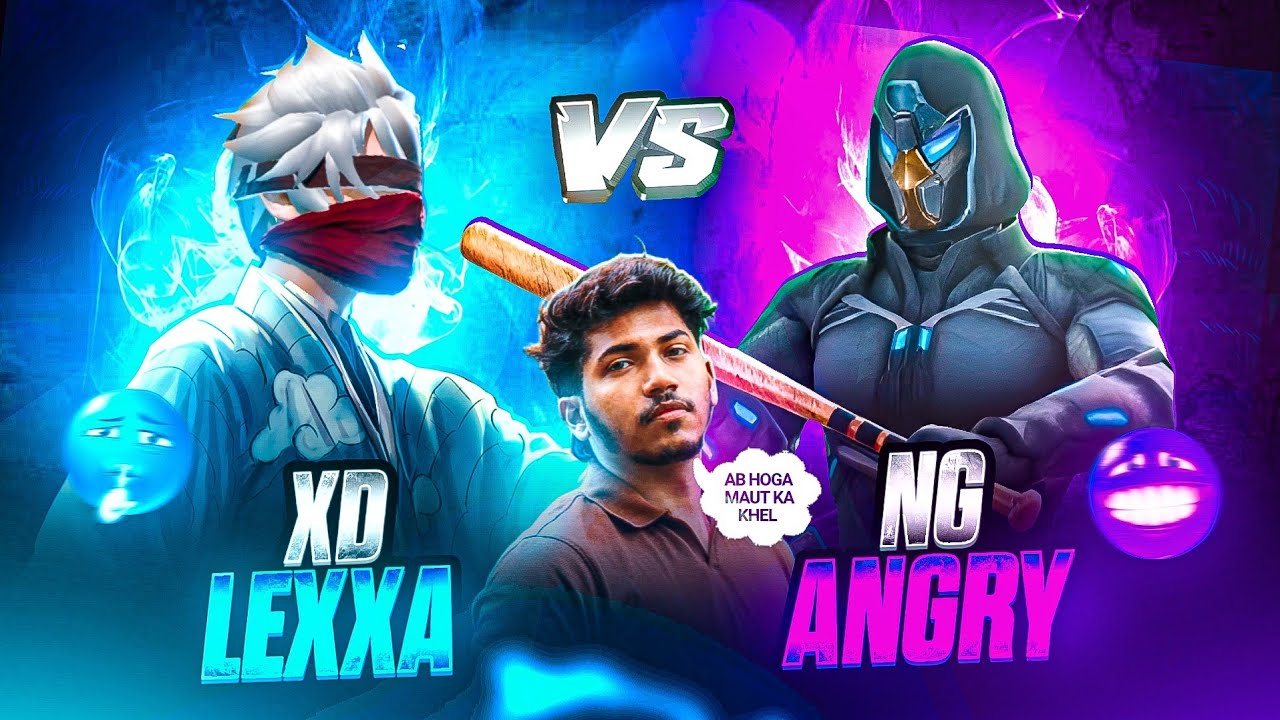 NG ANGRY VS XD LEXXA 💀 THE LEGENDARY MATCH 😱 WHO WILL WIN 1VS1 FIGHT MOST DEMANDING MATCH ☠️