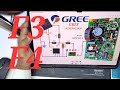 Gree DC Inverter AC Outdoor PCB New Model F3 F4 Error Code Repair
