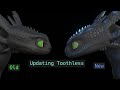 Toothless model retextured and updated  rig walkthrough