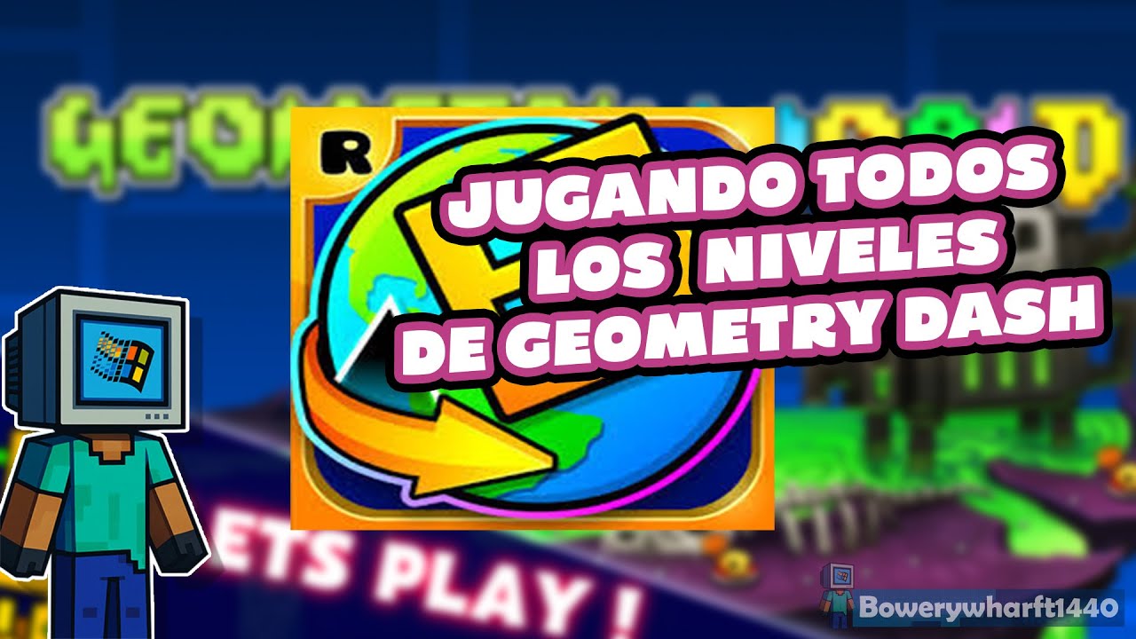 Todos los niveles de geometry dash world - YouTube