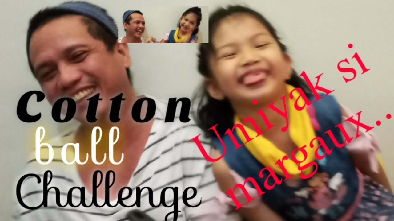 COTTON BALL CHALLENGE GAMENAPAIYAK SI MARGAUX SA COTTON BALL CHALLENGE
