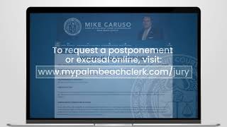 How to Request a Postponement or Excusal from Jury Duty (Audio Descriptions)