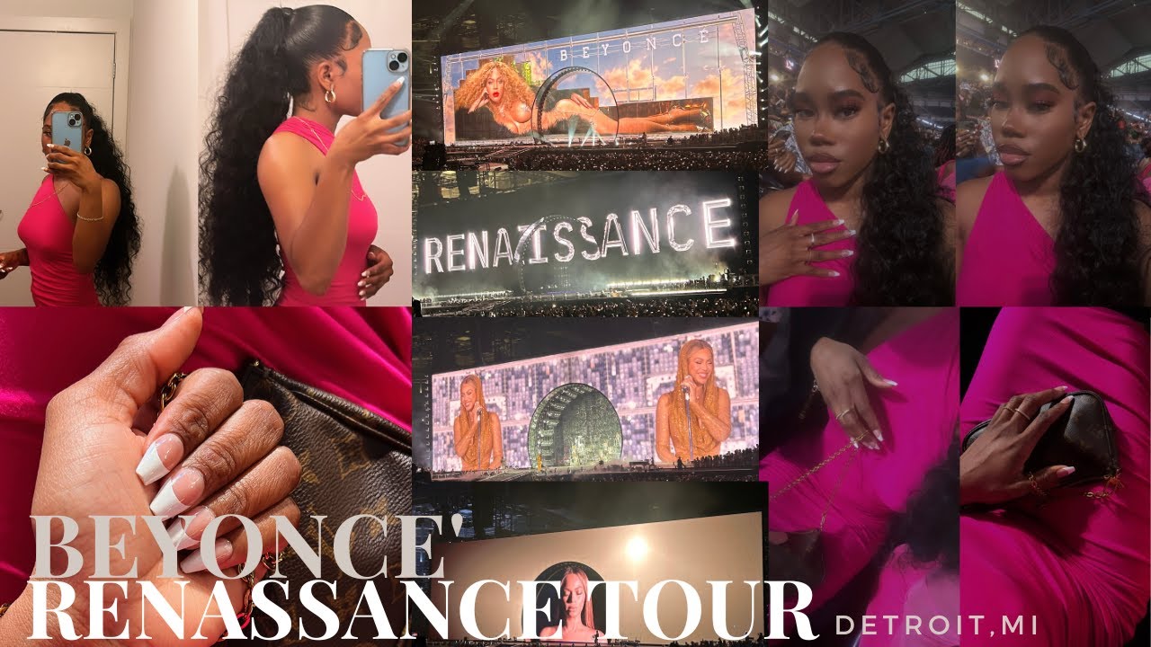 BEYONCÉ RENAISSANCE TOUR | FORD FIELD | DETROIT, MI | VLOG | GRWM ...