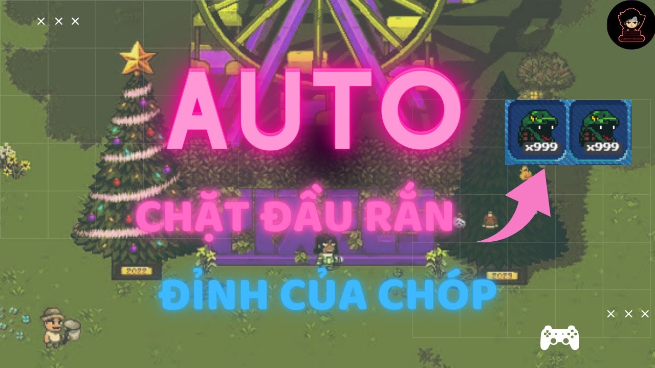 Pixels | Game NFT | Auto treo kiếm 1k đầu rắn đỉnh nhất pixels - YouTube