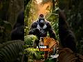 One mistake decides everything. #tigervsgorilla #animalbattle #wildlife #animalfacts #predator