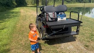The Best Fishing rod holder for your golf cart is on Amazon