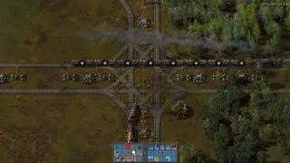 Factorio - Medium Traffic on Intersection