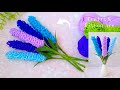 It&#39;s so Beautiful 💜🧶 Super Easy Lavender Flower Making with Yarn - DIY Amazing Woolen Crafts