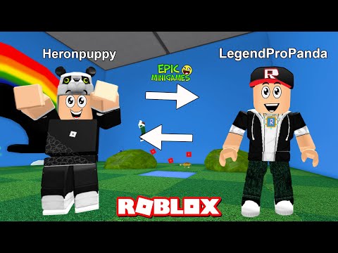 Hesaplarımızı Değiştirdik ve Minik Oyunlar Oynadık!! En İyi Kim? - Panda ile Roblox Epic Minigames