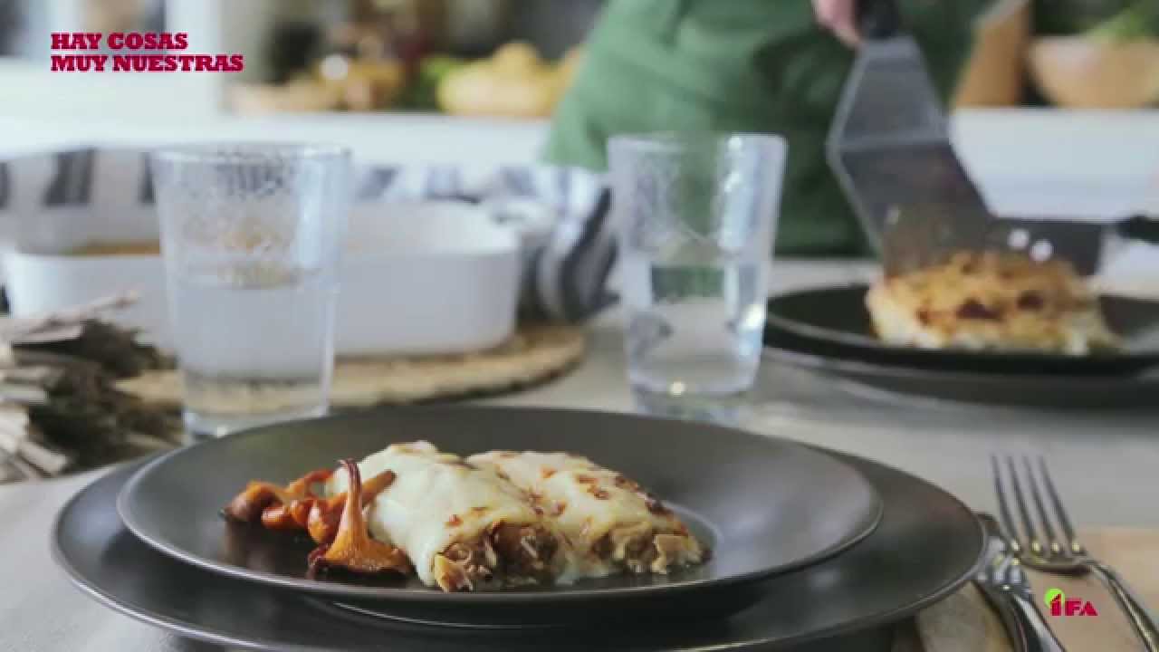 Canelones de pollo asado | Hay Cosas Muy Nuestras