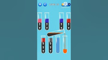 Water Sort Puzzle || Level 23 || #shorts #trendingshorts #youtubeshorts #ytshorts